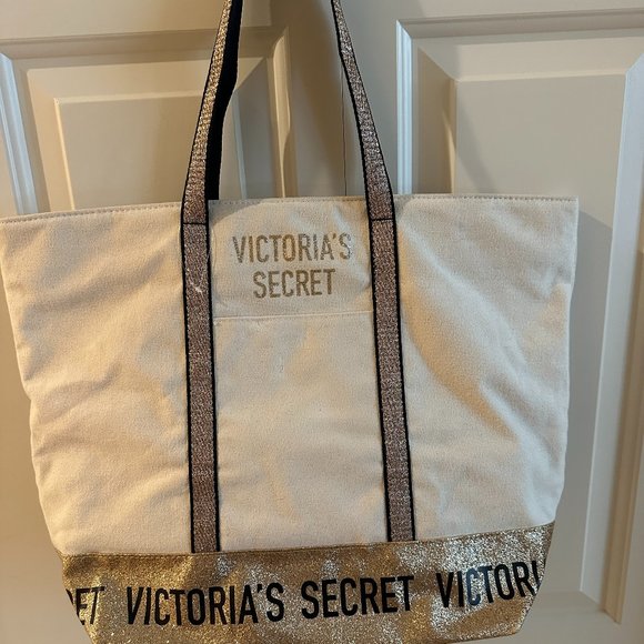 NWOT Victoria's Secret Zippered Tote Bag - Picture 1 of 7